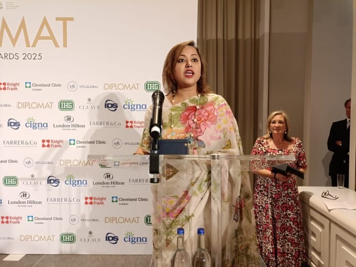 সোনিয়া মুন্নি ‘ইয়াং ডিপ্লোম্যাট অফ দ্য ইয়ার ২০২৫’ পুরস্কারে ভূষিত