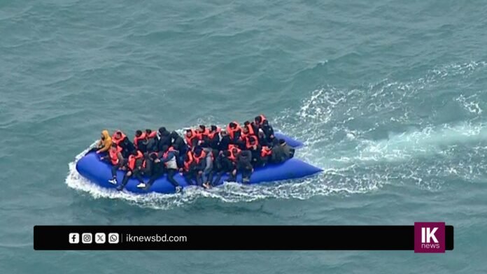 এক দিনে এক হাজারেরও বেশি অভিবাসী ইংলিশ চ্যানেল পাড়ি দিল
